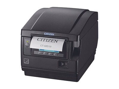Citizen CBM CT-S800 Type III USB Thermal POS Printer w Front Exit - Black, CT-S851IIIS3NNUBKP, 42035083, Printers - POS Receipt Citizen CBM CT-S800 Type III USB Thermal POS Printer w Front Exit - Black, CT-S851IIIS3NNUBKP, 42035083, Printers - POS Receipt