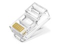 4Xem CAT6A RJ45 Ethernet Plugs Connectors, 100-Pack, 4X100PKC6A                    , 41815531, Cable Accessories