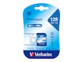 Verbatim 128GB Premium SDXC UHS-I Memory Card, Class 10, 44025, 31363488, Memory - Flash