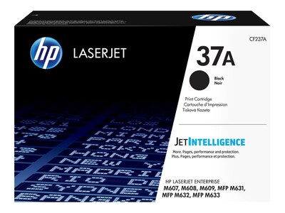 HP 37A (CF237A) Black Original LaserJet Toner Cartridge, CF237A, 34054576, Toner and Imaging Components - OEM
