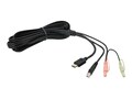 IOGEAR HDMI KVM Cable with USB and Audio, 6ft , G2L802U, 36416163, Cables