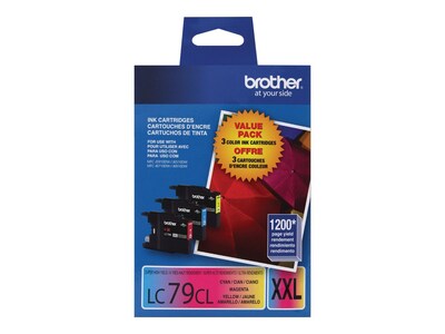 Brother Cyan, Yellow & Magenta Innobella Super High Yield XXL Inksfor MFC-J6510DW MFC-J6710DW (3-pack), LC793PKS, 12358667, Ink Cartridges & Ink Refill Kits - OEM