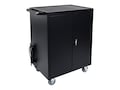 Luxor 32-unit Laptop Chromebook Charging Cart with Timer, LLTP32-B, 33796607, Computer Carts Luxor 32-unit Laptop Chromebook Charging Cart with Timer, LLTP32-B, 33796607, Computer Carts