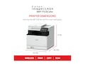 Canon imageCLASS MF753Cdw All-In-One Wireless Laser Printer, 5455C010, 41601372, MultiFunction - Laser (color)