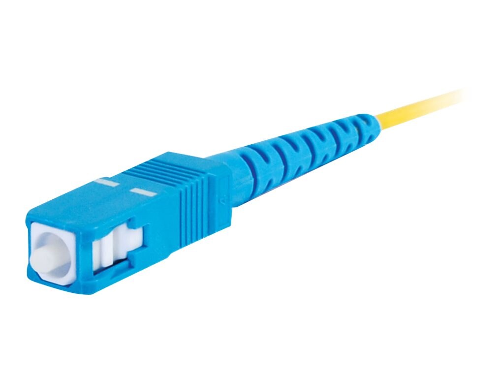 C2G Fiber Patch Cable, LC-SC, 9 125, Simplex, SM, Plenum