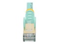 StarTech.com CAT6a 10 GbE Shielded Snagless RJ45 100W PoE Ethernet Patch Cable, Aqua, 20ft, C6ASPAT20AQ, 34174711, Cables StarTech.com CAT6a 10 GbE Shielded Snagless RJ45 100W PoE Ethernet Patch Cable, Aqua, 20ft, C6ASPAT20AQ, 34174711, Cables