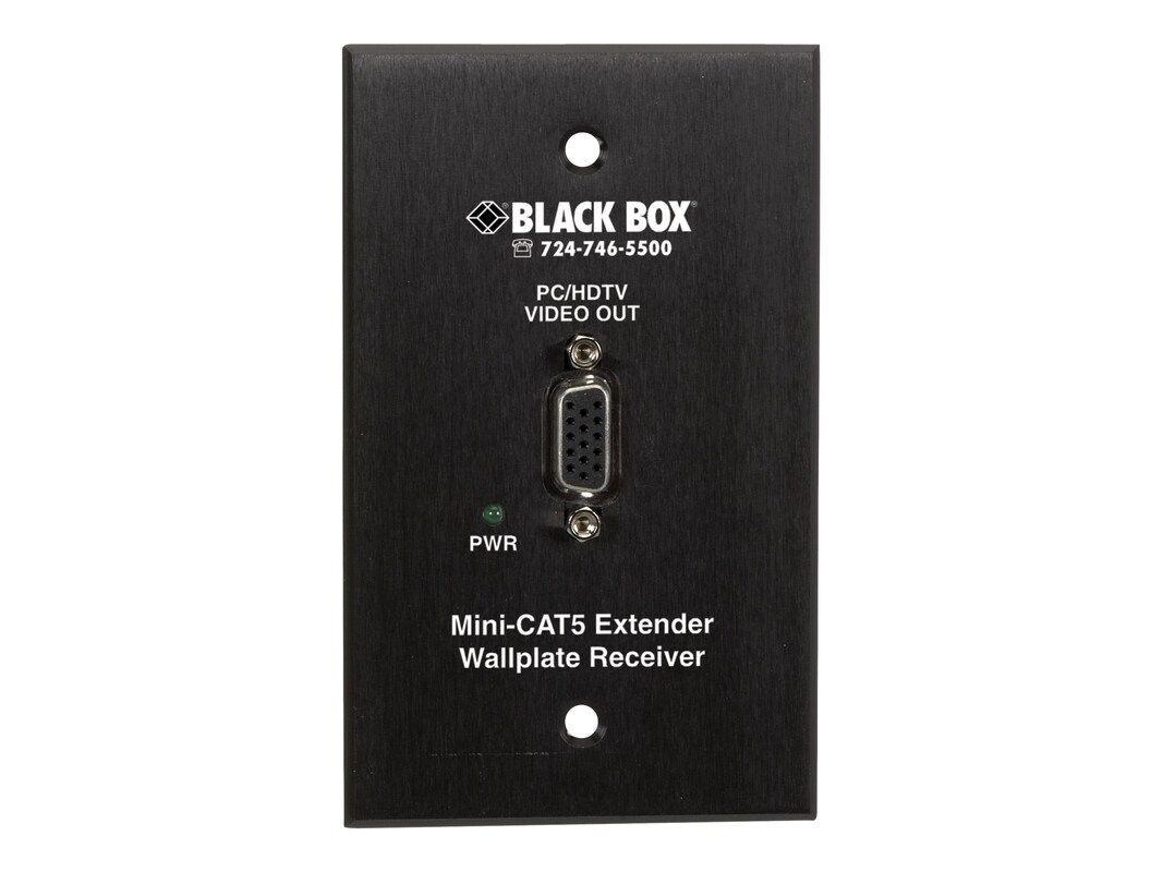 Black Box Mini Cat5 Extender Kit Component Video Ac504a Cp