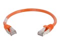 C2G Cat6 Snagless Shielded (STP) Network Patch Cable, Orange, 10ft, 00885, 16195287, Cables