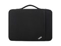 Lenovo ThinkPad 12 Sleeve, Black, 4X40N18007, 34181840, Carrying Cases - Notebook