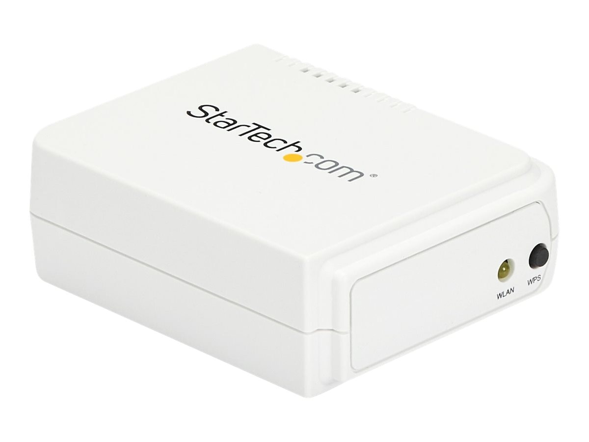 StarTech.com 1 Port USB Wireless N Network Print Server with 10 (PM1115UW)