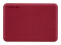 Toshiba 4TB Canvio Advance External Hard Drive - Red, HDTCA40XR3CA, 41255984, Hard Drives - External