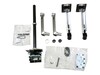 Ergotron LX Dual Stacking Arm Tall Pole, Polished Aluminum, 45-549-026, 34386061, Stands & Mounts - Desktop Monitors