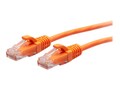 C2G CAT6A Snagless Unshielded (UTP) Slim Ethernet Network Patch Cable, Orange, 15ft, C2G30179, 41546342, Cables