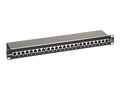 Black Box 24-Port Cat6 Shielded Patch Panel, 1U, JPS60A-24, 22071774, Patch Panels