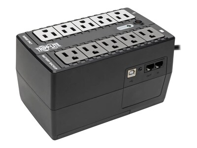 Tripp Lite 600VA UPS Compact Low Profile Standby (8) Outlet with USB Port (INTERNET600U), INTERNET600U, 8195826, Battery Backup/UPS Tripp Lite 600VA UPS Compact Low Profile Standby (8) Outlet with USB Port (INTERNET600U), INTERNET600U, 8195826, Battery Backup/UPS