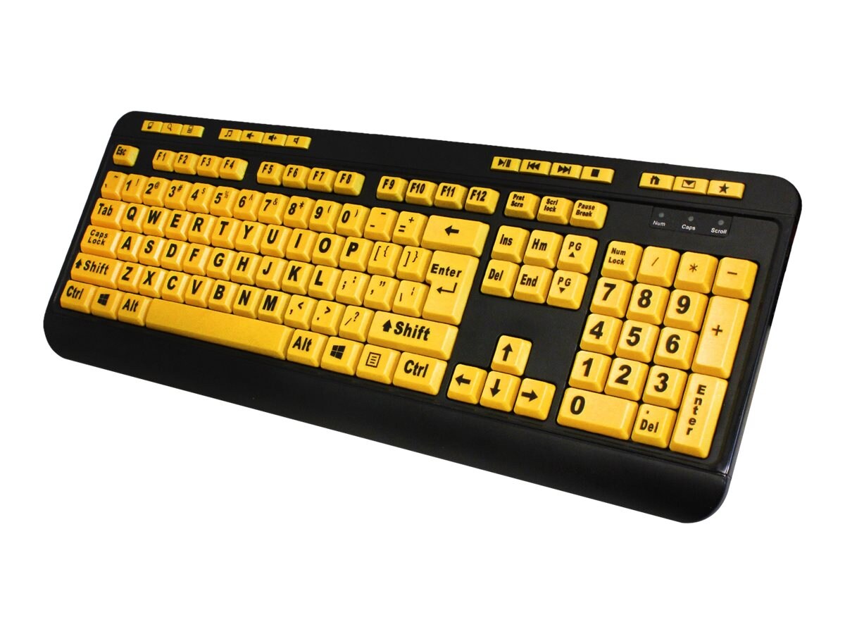 Adesso 4X Print Hi-contrast Keyboard (AKB-132UY)