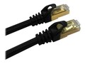 QVS Cat7 Molded STP Patch Cable, 50ft, CC716-50, 15242539, Cables
