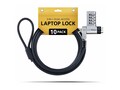 StarTech.com 3-in-1 Dual-Access Laptop Cable Lock for Noble Wedge Nano K-Slot, 2m, 10-Pack, UDUOKA10-LAPTOP-LOCK          , 42133210, Locks & Security Hardware