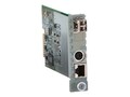 Omnitron 10 100 1000 Copper to Gigabit Fiber Media Converter and Network Interface Device, 8931N-2                       , 42122661, Network Transceivers