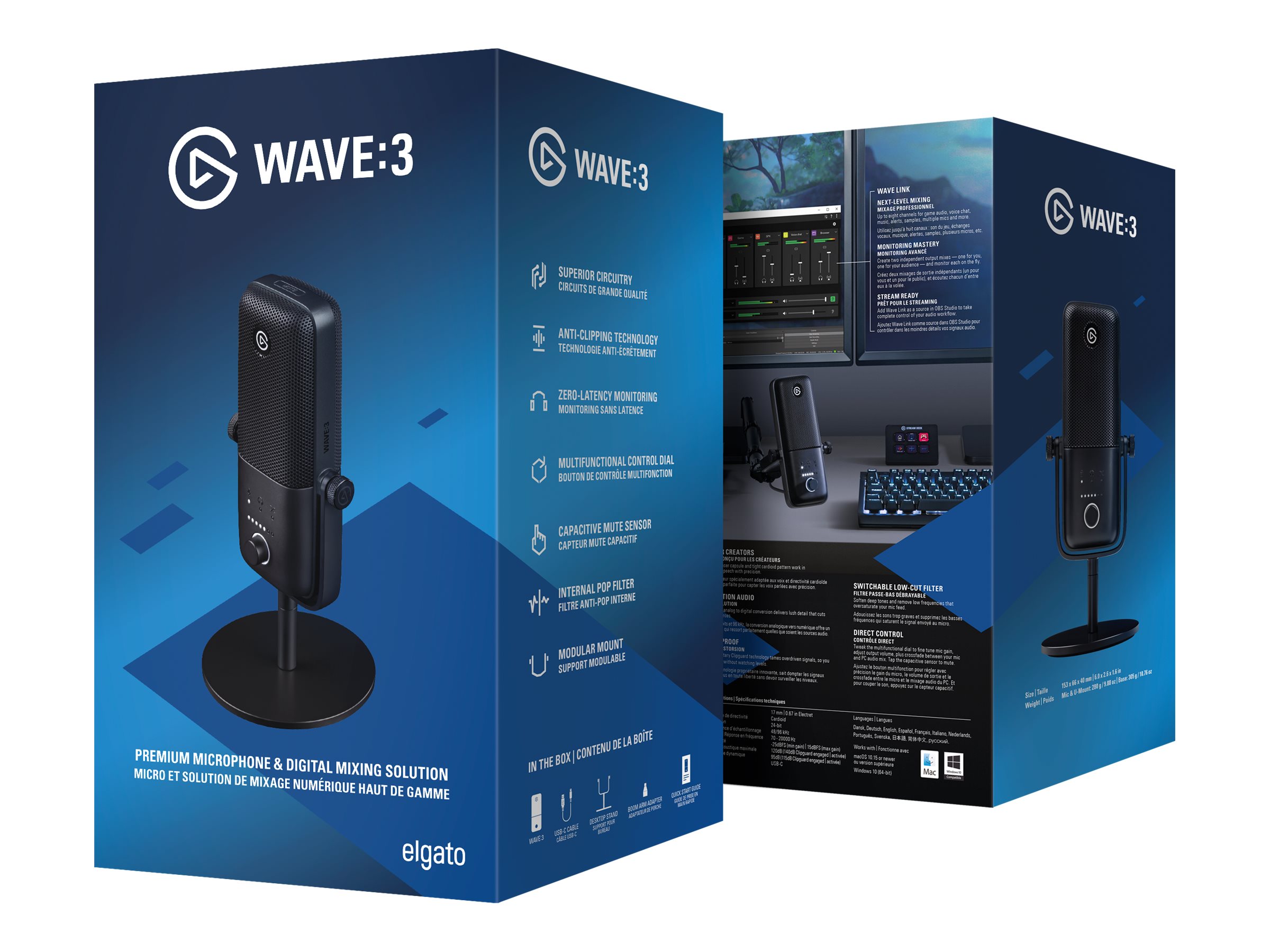 Corsair ELGATO WAVE3 MICROPHONE (10MAB9901 )