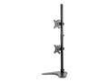 Fellowes Professional Series Freestanding Dual Stacking Monitor Arm for Monitors up to 32, 8044001, 34960350, Stands & Mounts - Desktop Monitors