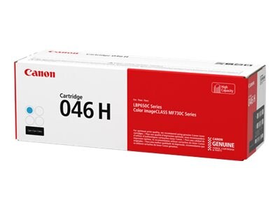 Canon Cyan 046 High Capacity Full Yield Toner Cartridge, 1253C001, 33923979, Toner and Imaging Components - OEM