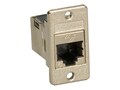Black Box CAT6 RJ-45 Panel-Mount Couplers, Shielded, Silver, FMT1021, 32874909, Premise Wiring Equipment