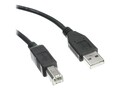 Axiom USB 2.0 Type A to USB Type B M M Cable, Black, 6ft , USB2ABMM06-AX, 33828154, Cables
