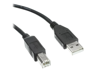 Axiom USB 2.0 Type A to USB Type B M M Cable, Black, 15ft, USB2ABMM15-AX, 33828171, Cables Axiom USB 2.0 Type A to USB Type B M M Cable, Black, 15ft, USB2ABMM15-AX, 33828171, Cables