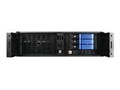 iStarUSA 3U Compact Stylish Rackmount C , D-300-PFS-DE3BL, 41140950, Cases - Systems/Servers