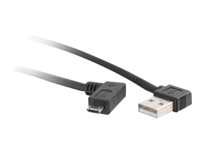Verder Tactiel gevoel postkantoor C2G Right Angled A to Micro B USB 2.0 M M Cable, 5m (28116)