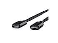 Belkin ThunderBolt 3 (USB-C) M M Cable, Black, 1m, F2CD081BT1M-BLK, 32486156, Cables Belkin ThunderBolt 3 (USB-C) M M Cable, Black, 1m, F2CD081BT1M-BLK, 32486156, Cables
