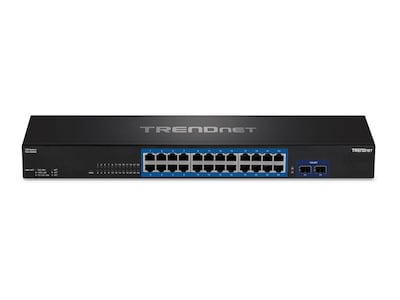 TRENDnet 24 Port Gig Switch 2 Port 10G, TEG-30262, 36529934, Network Switches TRENDnet 24 Port Gig Switch 2 Port 10G, TEG-30262, 36529934, Network Switches