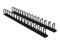 CyberPower Carbon Rack Cable Management 6ft Vertical Flexible Ring Cable Manager, CRA30007, 33221117, Rack Cable Management