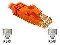 C2G Cat6 550MHz Snagless Crossover Cable, Orange, 10ft, 27893, 5809431, Cables