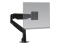 Ergotech E2 Single Articulating Monitor Arm with Top Down Clamp and Grommet Mount, Black, E2-1-104, 41780061, Stands & Mounts - Desktop Monitors