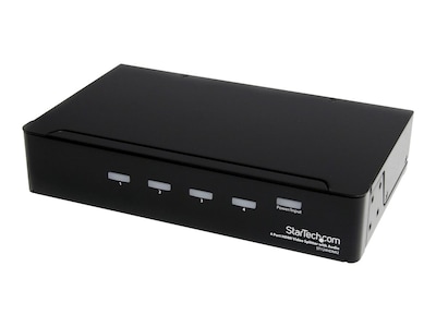 StarTech.com 4 Port High Speed HDMI Splitter 1 In 4 Out with Audio, ST124HDMI2, 12375678, Video Converters, Extenders & Splitters StarTech.com 4 Port High Speed HDMI Splitter 1 In 4 Out with Audio, ST124HDMI2, 12375678, Video Converters, Extenders & Splitters