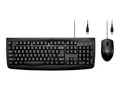 Kensington Pro Fit Washable Wired Mouse and Keyboard Desktop Set - Black, K70316US, 41276868, Keyboard/Mouse Combinations