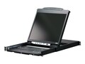 Aten 19 Dual Rail LCD Combo (USB & PS2) Console, CL5800N, 11014571, KVM Displays & Accessories