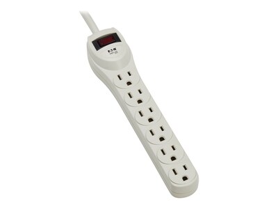 Tripp Lite Power Strip 120V 50 60Hz (6) Outlets 4ft Cord, PS6, 405024, Power Strips