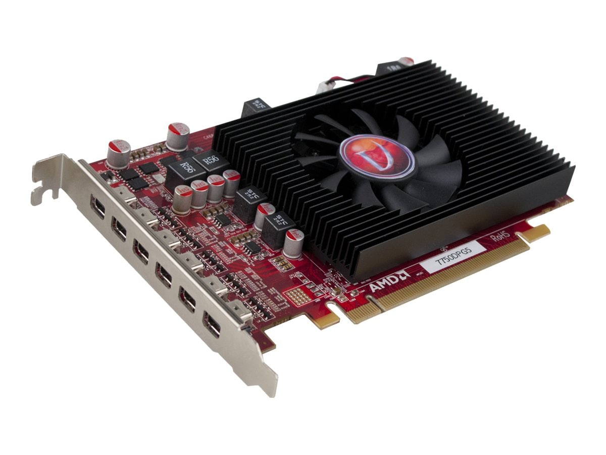 2 GB GDDR5 VisionTek Radeon HD 7750 Graphic Card