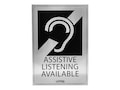 Listen Technologies Assistive Listening Notification Signage Kit, LA-304 , 41802247, Audio Hardware - Commercial AV Listen Technologies Assistive Listening Notification Signage Kit, LA-304 , 41802247, Audio Hardware - Commercial AV