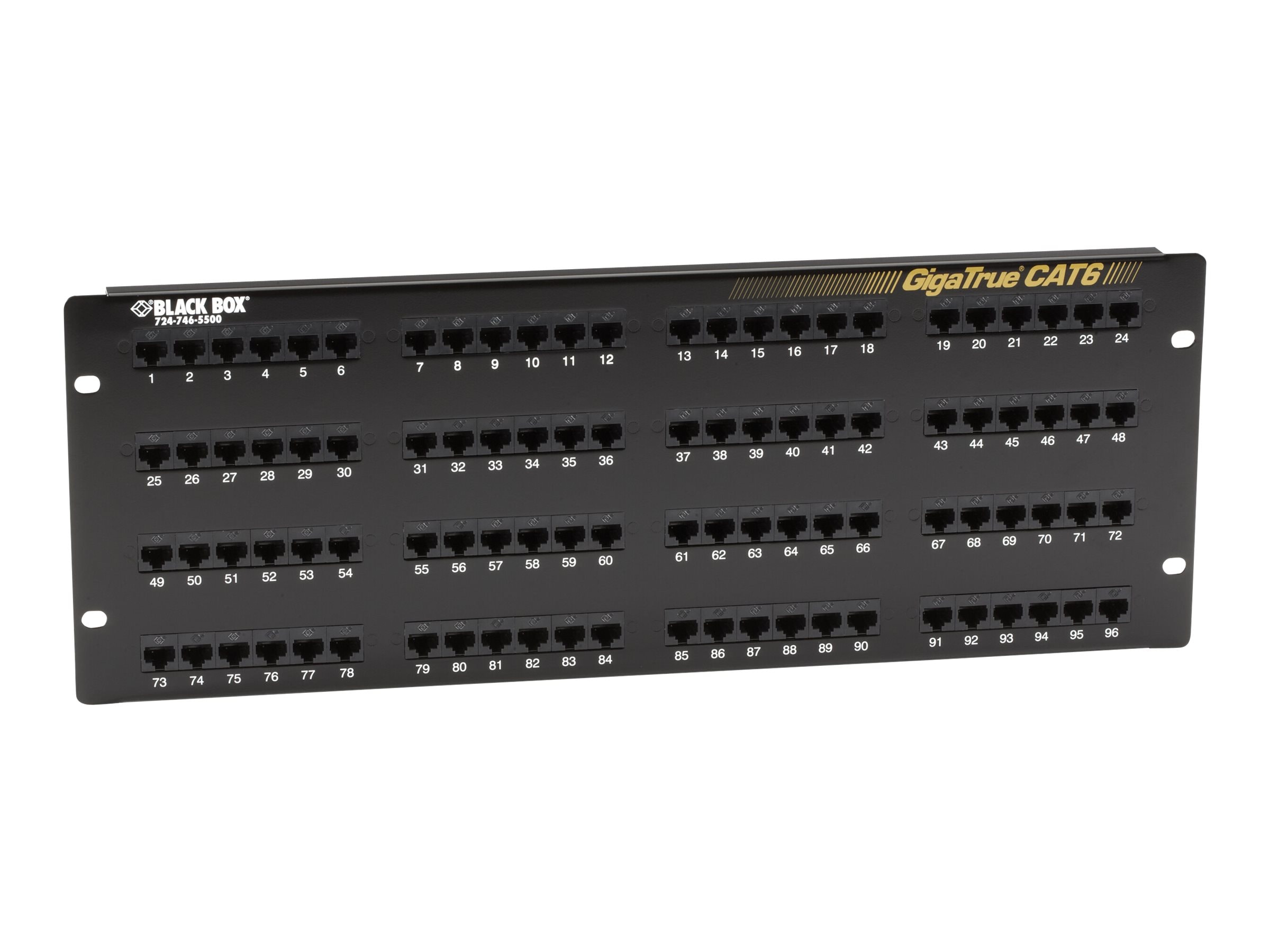 96 port cat6 clearance patch panel