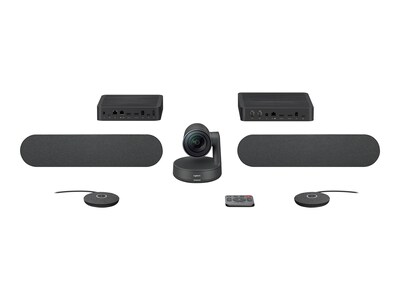 Logitech Rally Plus Premium Ultra-HD ConferenceCam System, 960-001225, 36087558, Video Conference Room Hardware Logitech Rally Plus Premium Ultra-HD ConferenceCam System, 960-001225, 36087558, Video Conference Room Hardware