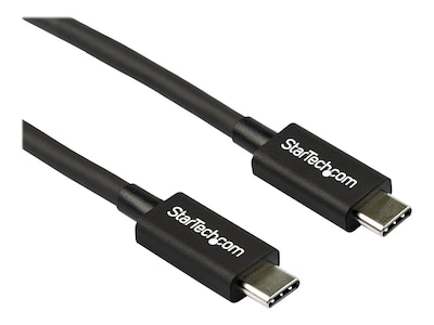 StarTech.com 40Gbps Thunderbolt 3 to Thunderbolt 3 Cable, Black, 0.8m, TBLT34MM80CM, 37191461, Cables StarTech.com 40Gbps Thunderbolt 3 to Thunderbolt 3 Cable, Black, 0.8m, TBLT34MM80CM, 37191461, Cables
