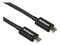StarTech.com 40Gbps Thunderbolt 3 to Thunderbolt 3 Cable, Black, 0.8m, TBLT34MM80CM, 37191461, Cables StarTech.com 40Gbps Thunderbolt 3 to Thunderbolt 3 Cable, Black, 0.8m, TBLT34MM80CM, 37191461, Cables