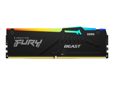 Kingston 16GB 6400MT S DDR5 CL32 DIMM, KF564C32BBA-16, 41785540, Memory