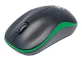 Manhattan USB Success Wireless Optical Mouse, 3 Buttons, Green Black, 179393, 32259797, Mice & Cursor Control Devices