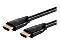 Monoprice 18Gbps 4K Certified Premium High Speed HDMI M M Cable, Black, 10ft, 15429                         , 41891127, Cables