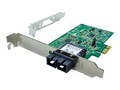 Transition 100Base-FX PCIe SC MM Full-Duplex Flow Control Network Interface Card, N-FXE-SC-02B-F, 41687714, Network Adapters & NICs